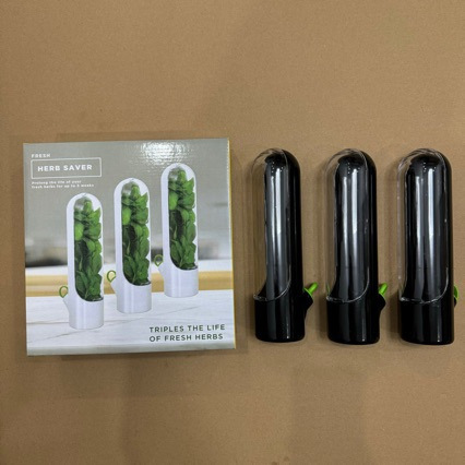 Transfronterizo Amazon herba caja de conservación de verduras almacenamiento de vegetales refrigerador almacenamiento creativo taza de conservación de cilantro