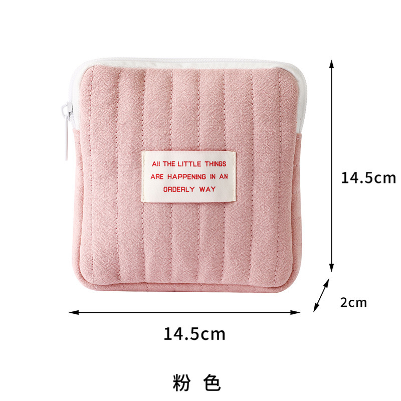 かわいい小花柄の雑貨収納バッグ、携帯用生理用品バッグ、イヤホンバッグ、口紅バッグ、デジタル機器整理収納バッグ|undefined