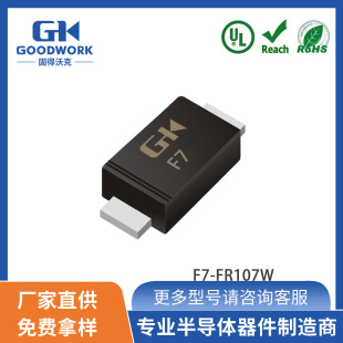 F7-Fr107W Sod123Fl 1A1000V Goodwork Patch Fast Recovery Diode