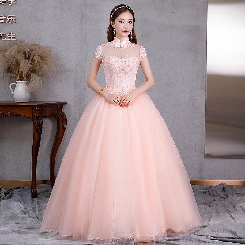 Vestido de noche elegante de alta gama para mujer, nuevo modelo 2026, traje de presentación para escenario, vestido largo para estudiantes