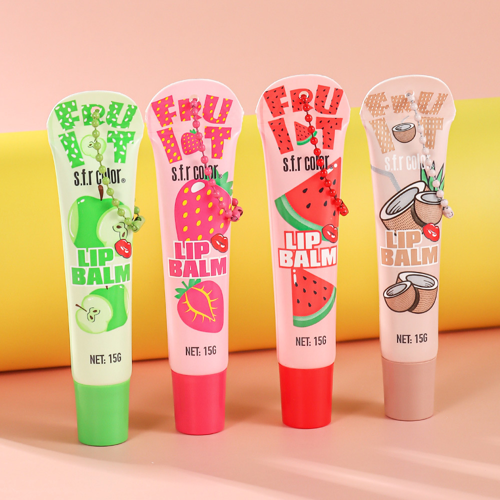 Desvanecer las marcas labiales, hidratar, hidratar, mejorar el tono natural, los labios gordurosos, el gusto puro, el sabor a la fruta, el bálsamo labial image 3