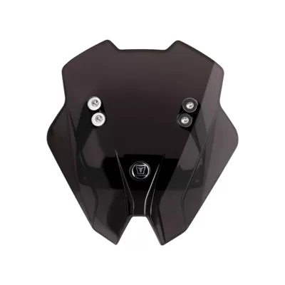 Suitable for Cfmoto 450Nk Front Windshield Heightening Windscreen Modification Motorcycle Front Windshield Wind Deflector (Motorcycle front windshield) - 45n-windshield-bracket-black