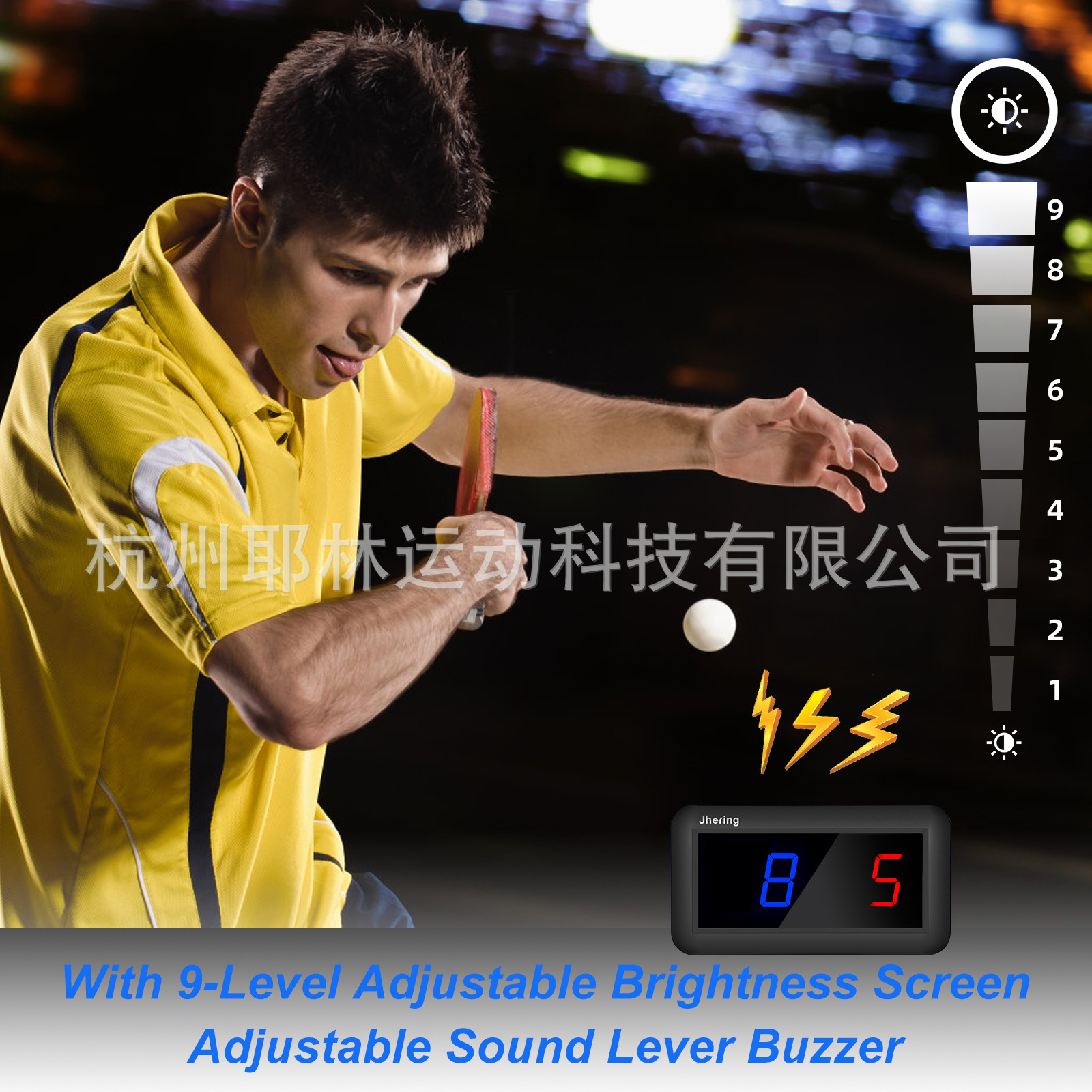 2022 nuevo Tenis de Mesa bádminton pantalla de puntuación electrónica portátil Juego de Pelota Dispositivo de puntuación