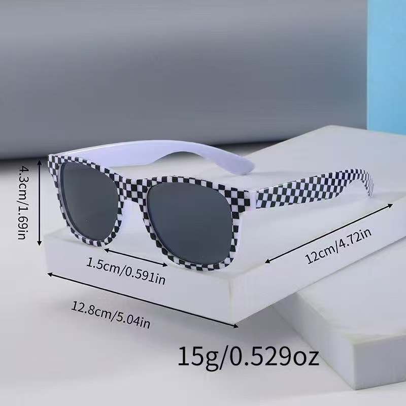 Cross-Border Children's Small Square Frame Sunglasses with Various Styles, Football Small Square Patterns, and Customizable Images