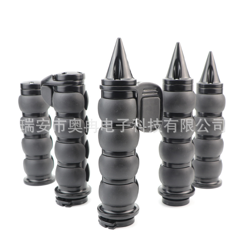Retro Harley handle cover motorcycle modification accessories pointed zinc alloy grip car handle glue 25MM without help