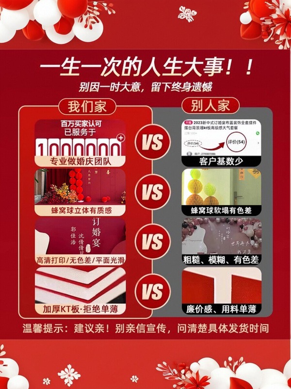 结婚背景墙布置婚礼婚庆出阁宴现场景装饰全套农村庭院留影区kt板|undefined