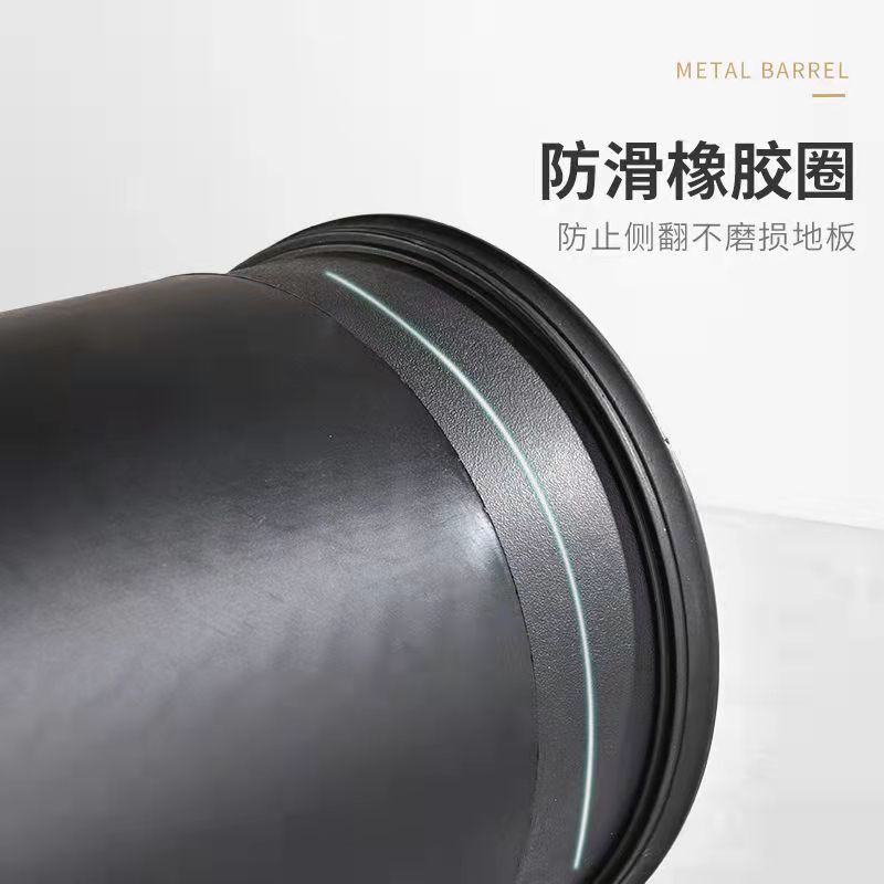 防火垃圾桶阻燃雙層垃圾桶家用客廳酒店商用辦公室廁所臥室輕奢風