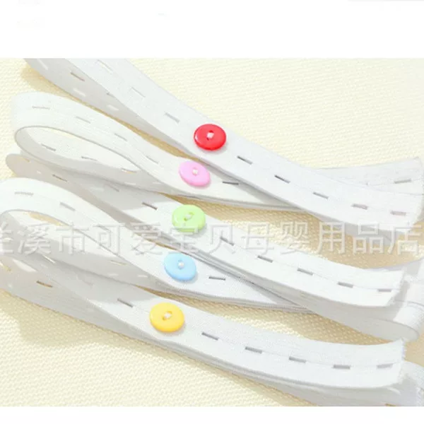 Baby's Simple Diaper Belt Adjustable Elasticated Diaper Fixing Belt Strap Baby Diaper Buckle Maternal and Infant Products