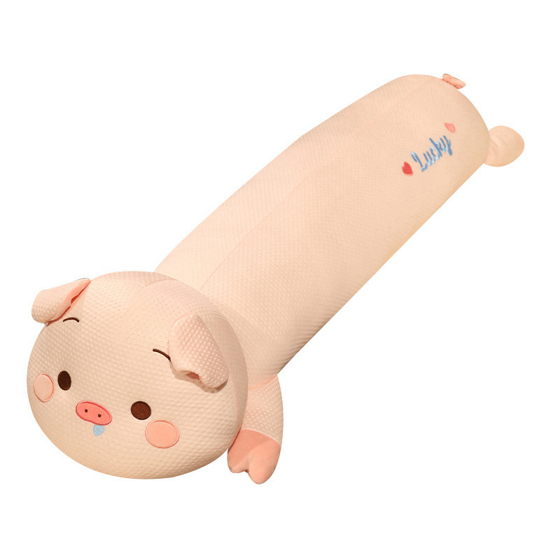 Verano Bean hipopótamo almohada para dormir niñas embarazadas piernas para dormir adultos almohada larga columna