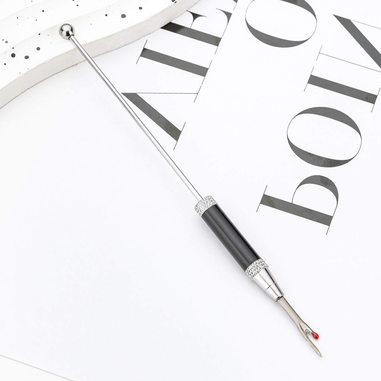 Herramientas auxiliares de desmantelamiento de hilo de ropa de desmantelamiento de hilo, picador de hilo de bordado cruzado, artefacto de desmantelamiento de hilo de cuentas DIY hecha a mano