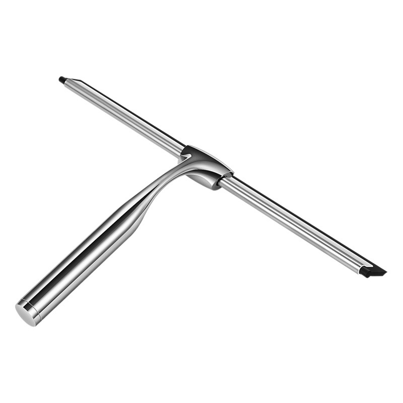 Cross-Border Hot-Selling Stainless Steel Glass Wiper Household Commercial Tools Glass Cleaning Artifact Bathroom Toilet Special