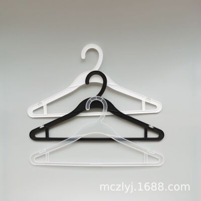 服装店干洗店一次性衣架塑料透明衣架海绵衣架酒店衣服撑厂家直销|ms