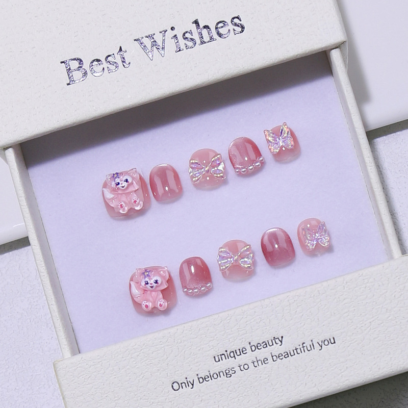 [children wear armour] cross-border hot fashion handmade nail art patch finished wholesale cute cartoon explosions