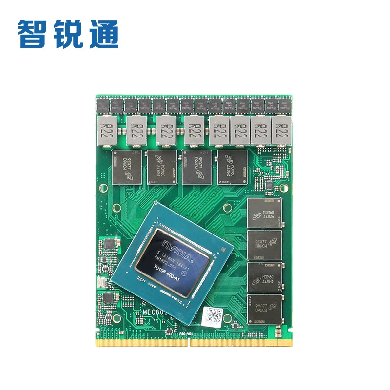 Zhìruìtōng MXM RTX2070 8G, 4 DP, потребление 220W, поддержка широкого температурного диапазона, игровая графическая карта с охлаждением
