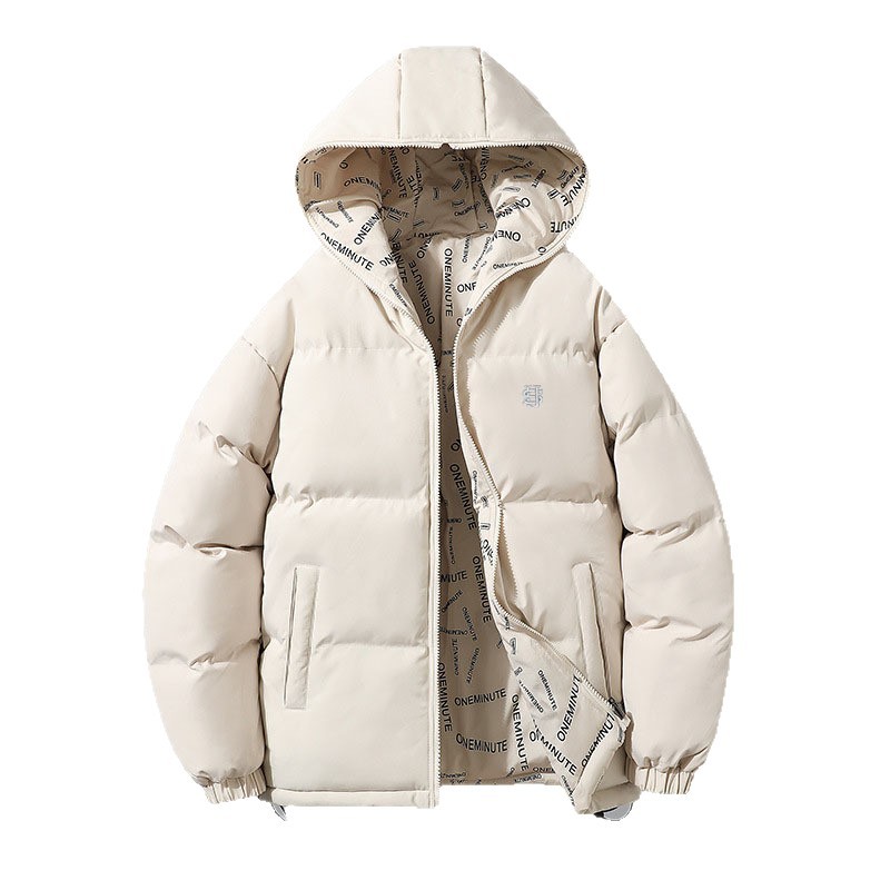 Men's Clothing Padded Jacket European And American Autumn And Winter Jacket US Embroidery Men's Cotton Padded Jacket Thickened Puffer Jacket_voghion.com