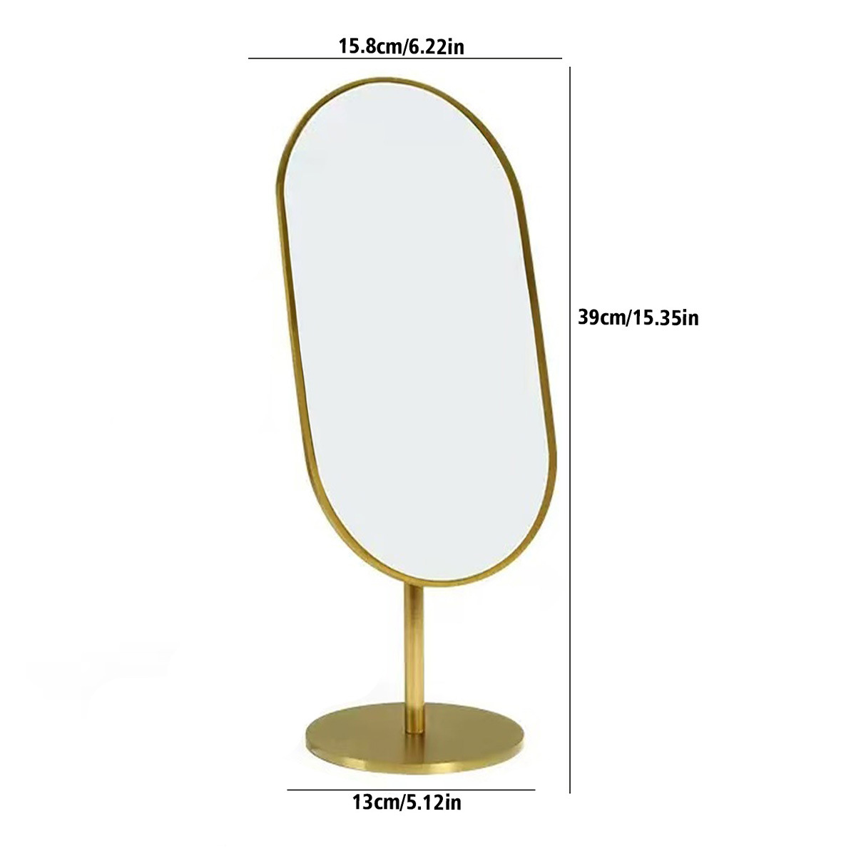 ��ɫ��Բ�θ��徵�����滯ױ��̨ʽ��ױ����ż�Լ���鱦̨ר��