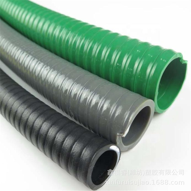 塑筋管 pvc螺旋增强夹线凸筋管 抽送热颗粒 输送粮食 抗老化