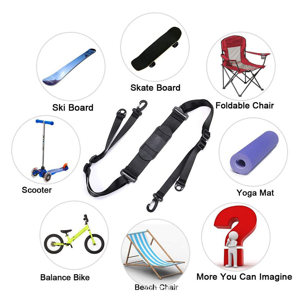 Universal Shoulder Strap for Electric Scooter M365, Foldable Electric Scooter Strap, Heavy-Duty Outdoor Shoulder Strap, Quick Release