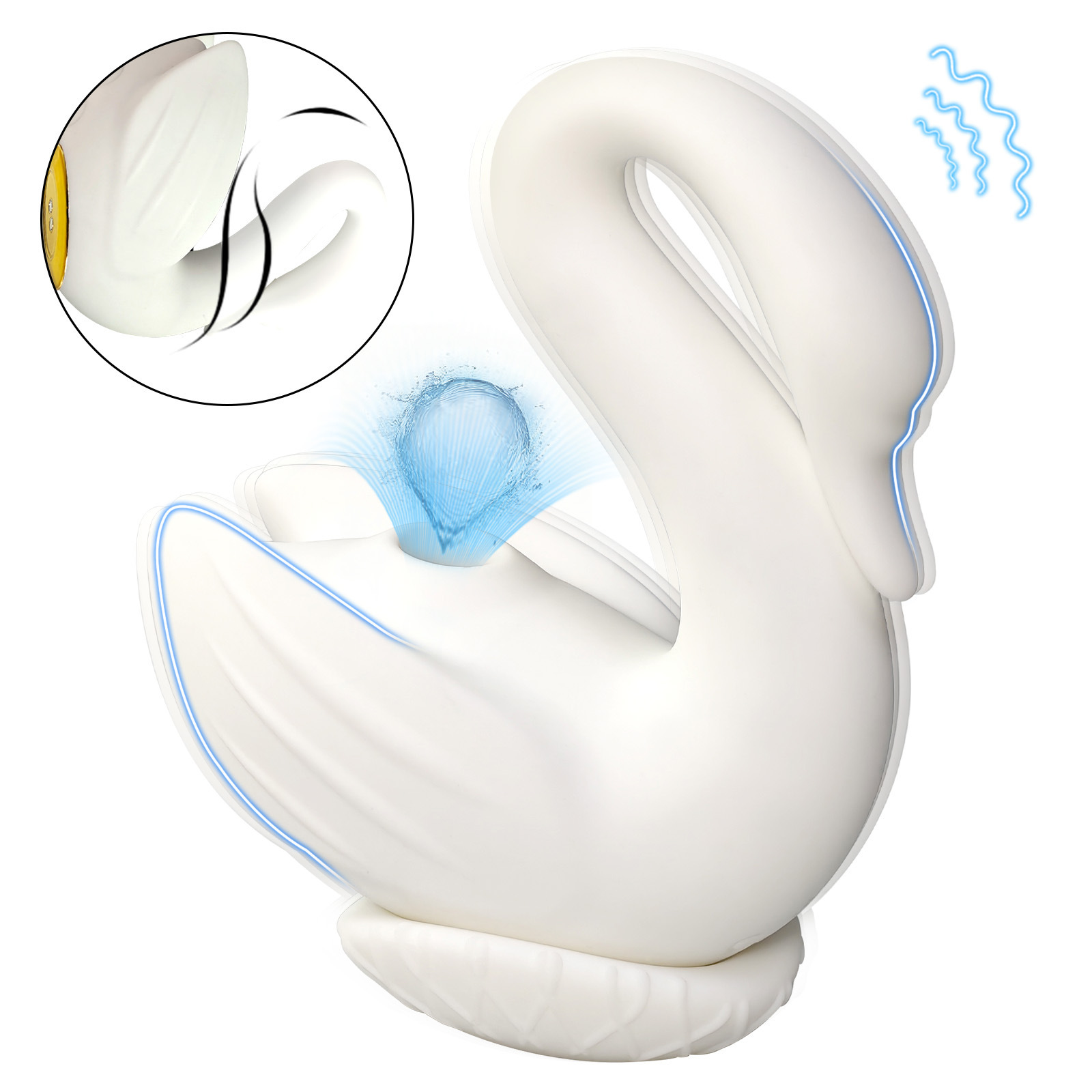 Vibrator med sugfunktion för kvinnor klitorisstimulator_voghion.com