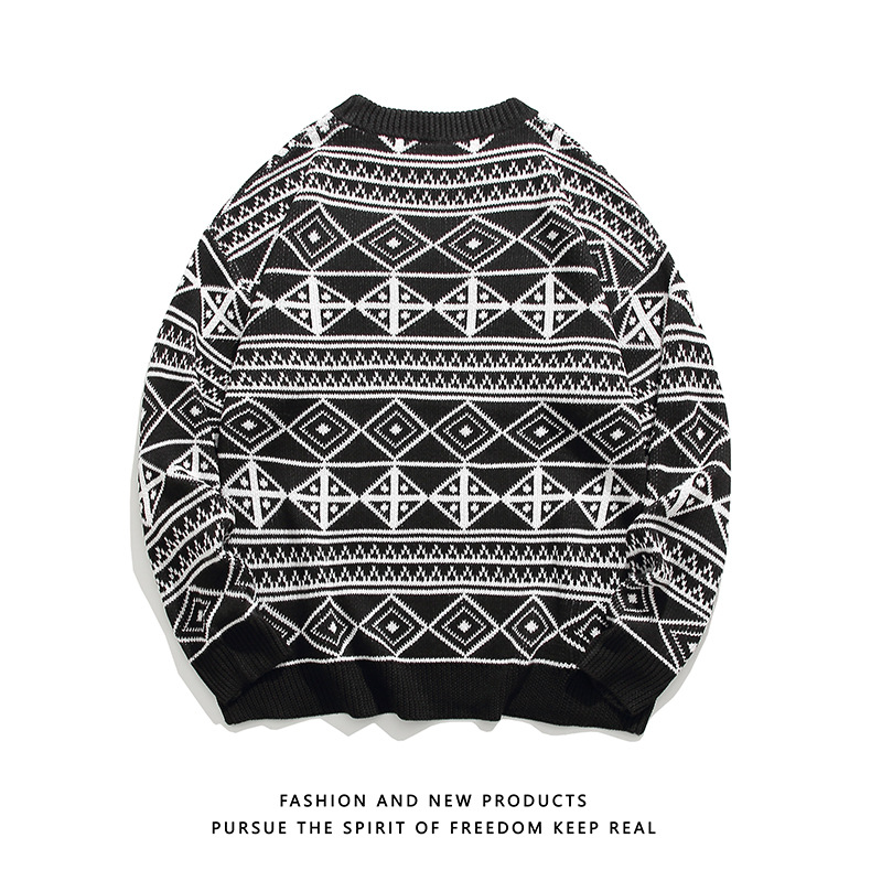 Men's Knitted Sweater Casual Winter Pullover For Men_voghion.com