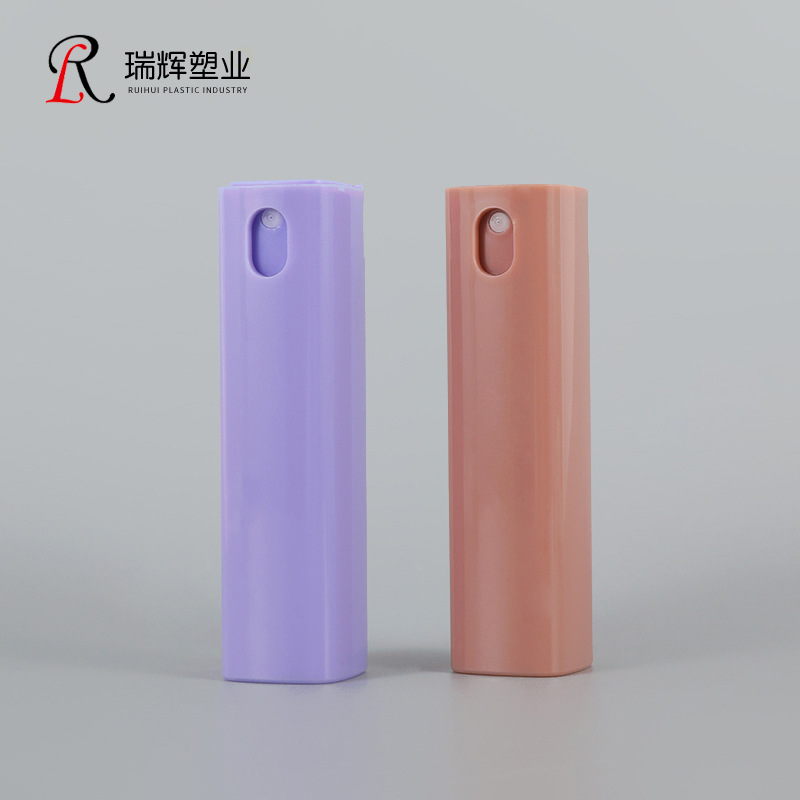 10ml塑料方管喷雾瓶 化妆品小样分装瓶 便携口腔喷雾瓶