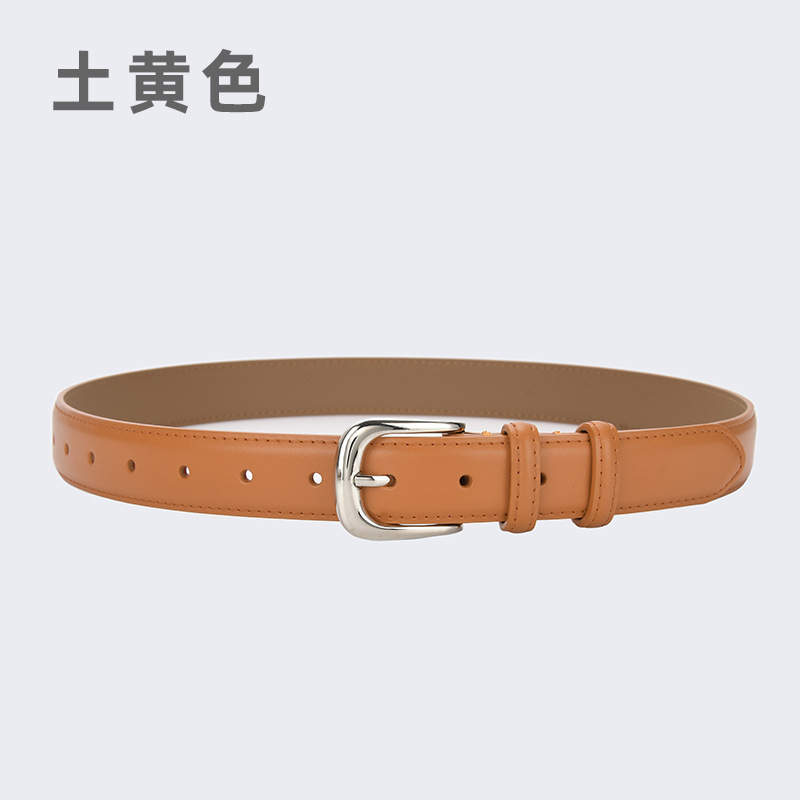 牛仔裤腰带女百搭配裙子皮带女装饰潮流时尚个性西裤皮带女宽真皮|undefined