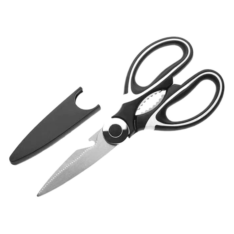 Tijeras de cocina multifuncionales fuertes tijeras de hueso de pollo tijeras de barbacoa para el hogar tijeras de cocina de acero inoxidable tijeras de Panda