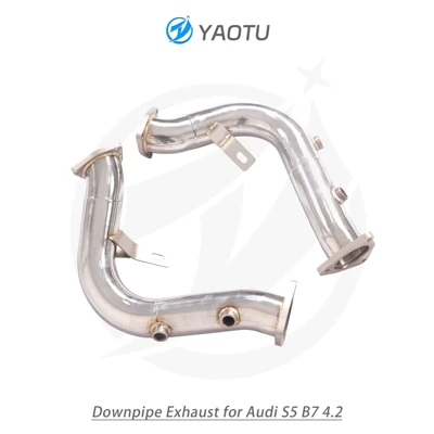 Exhaust pipe B8 Coupe 4.2L Stainless