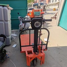 ✅电动三轮平板车工地拉砖拉货搬运车推车平板运输车养殖上料翻斗