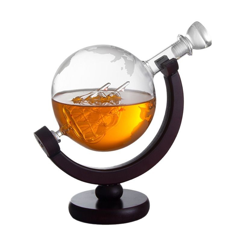 Procesamiento al por mayor de fabricantes, artesanía creativa, botella de vino, whisky en forma de vela, botella de vino de vidrio, decantador