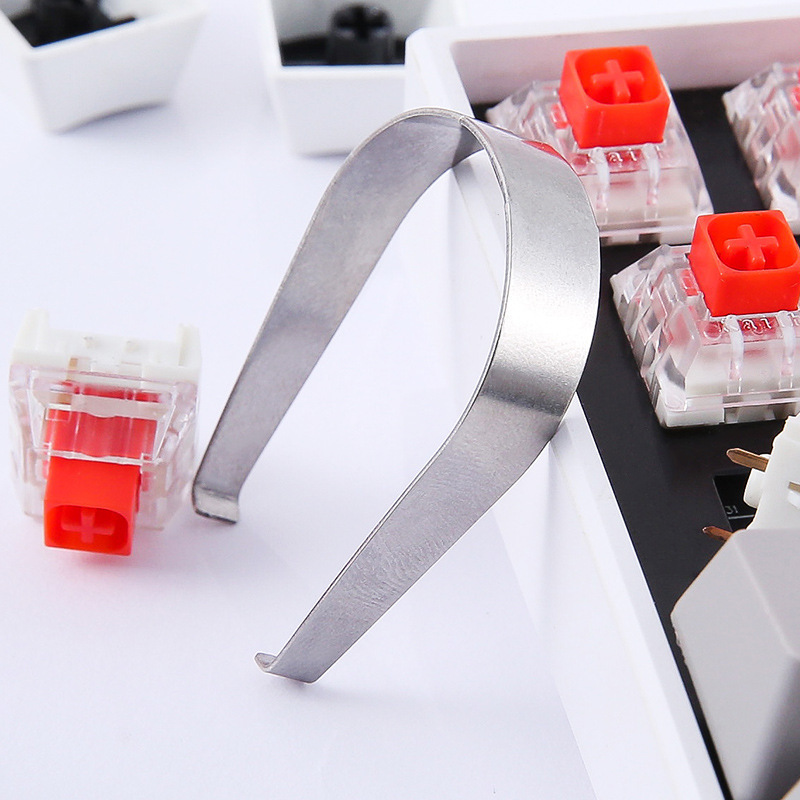 Steel wire shaft puller mechanical keyboard replacement cleaning cleaning tool cleaning repair shaft replacement pull up disassembly hot plug Steel wire shaft puller mechanical keyboard replacement cleaning cleaning tool cleaning repair shaft replacement pull up disassembly hot plug