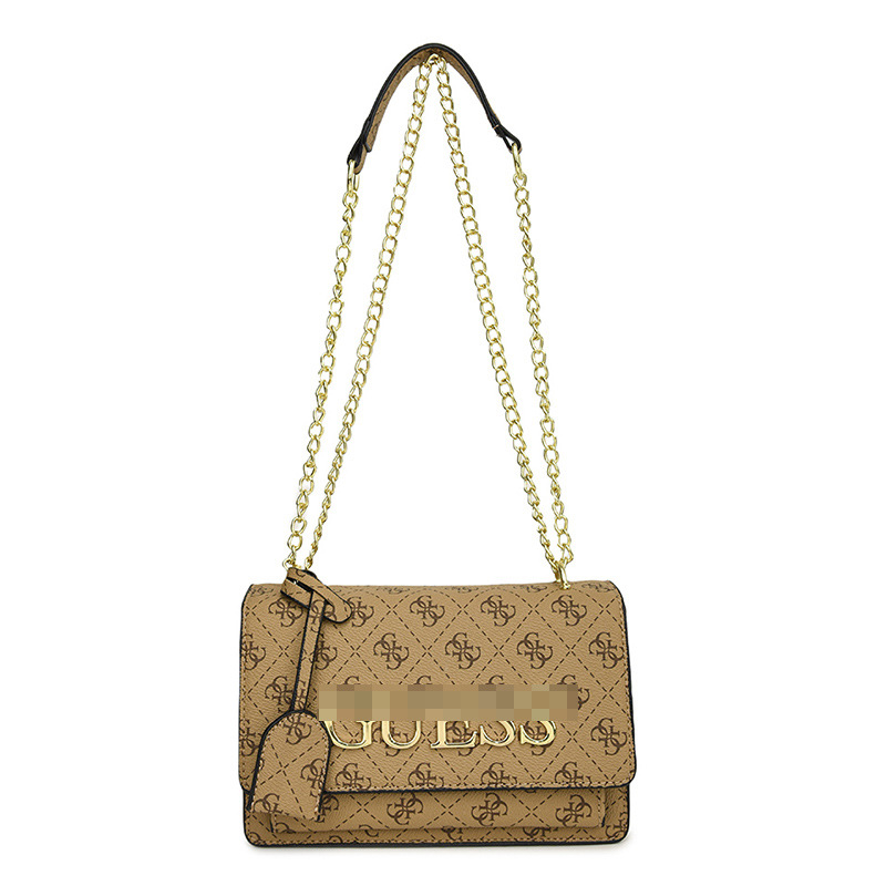 Bolsos transfronterizos para mujer 2024 nuevo nicho de moda de alta gama bolso cuadrado pequeño con letras impresas bolso de mensajero de todo fósforo