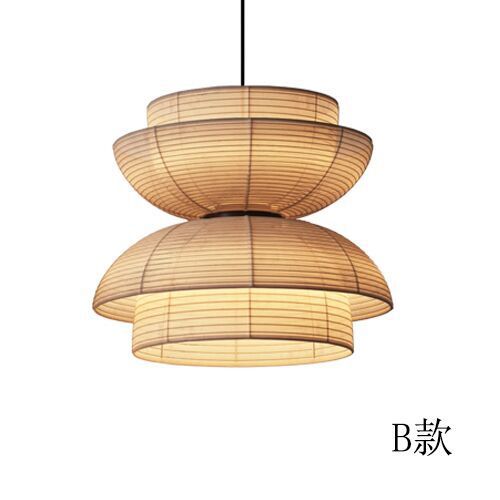 Habitación de estilo japonés, restaurante de estilo tranquilo, habitación creativa, alojamiento residencial, caja de té Zen, tela, lámpara de sala de estar, candelabro