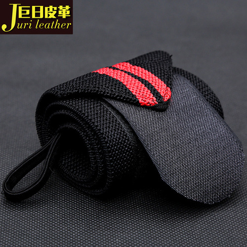 Men's Barbell Weightlifting Wrist Support Band with Pressure Clasp Finger Anti-Fall Badminton Wrist Band