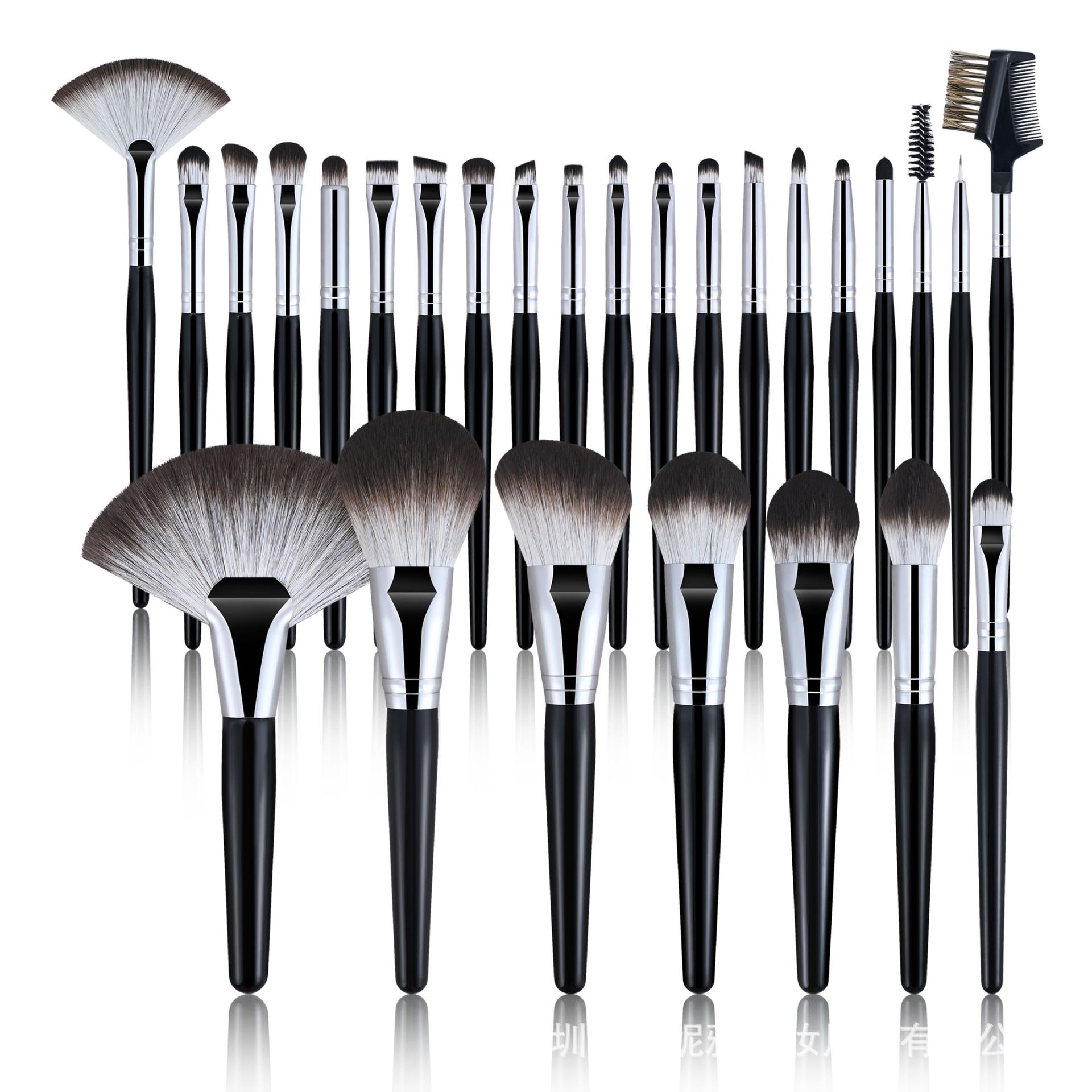 Zonia 20 piezas/15 piezas/30 piezas/42 piezas/24 piezas juego de pinceles de maquillaje cepillo de polvo suelto de pelo de animal venta directa transfronteriza