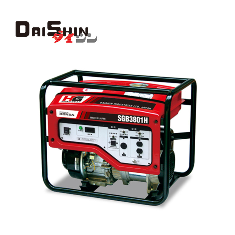 SGB3801H原装进口日本大新汽油发电机组2.2KW单相手启动小型家用