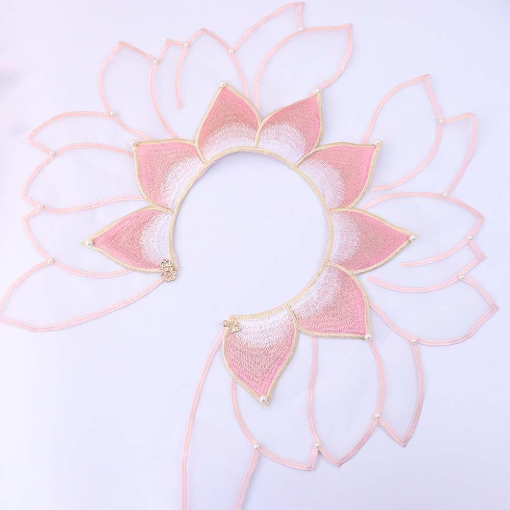 Nezha Cosplay Hanfu Cloud Shoulder New Chinese Embroidery Shawl Ancient Style National Style Mamian Skirt Accessories Embroidered Fake Collar