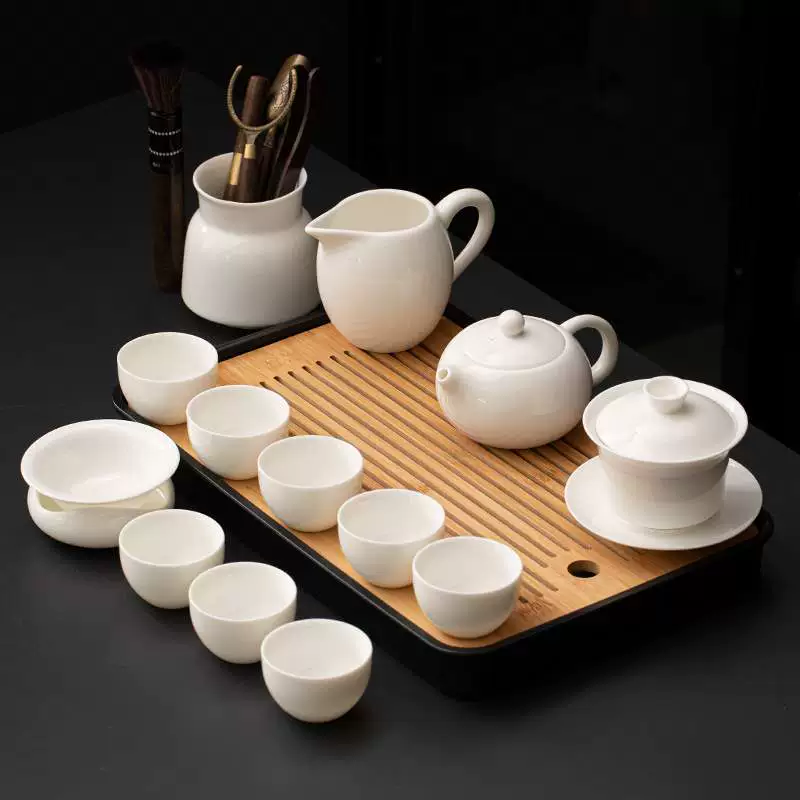 Tea set, teapot for office, tea cup, light luxury style, full set