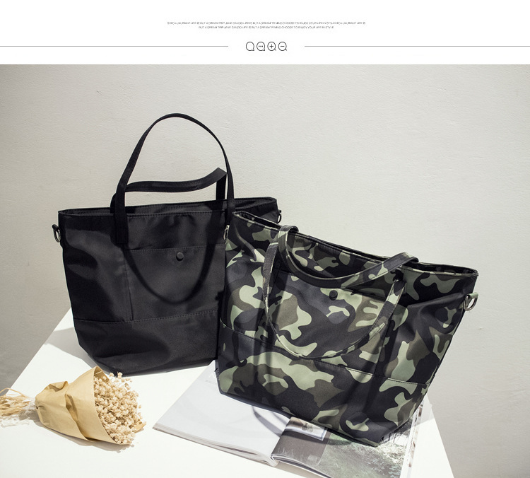 2024 New Korean Edition Trendy Women's Simple Waterproof Cloth Versatile Large Capacity Short Distance Travel Fashion_voghion.com