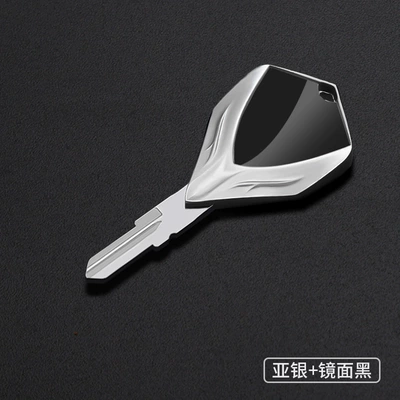 BMW G310/G310R/G310GS, Motorcycle Key - silvermirror-black-bm-028