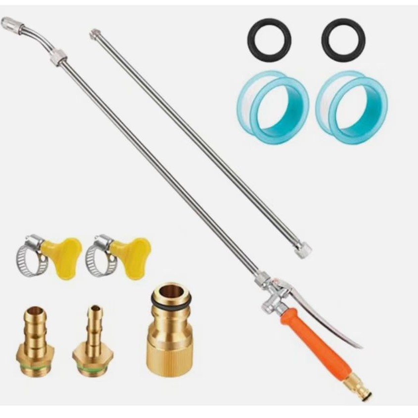 电动喷雾器喷枪免擦洗金属雾化蜡水枪家电空调浇花喷雾器浇水棒