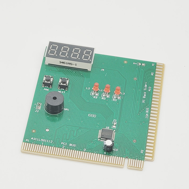 电脑故障诊断卡 四位主板诊断卡 4位pci测试卡 检测卡 电脑维修卡