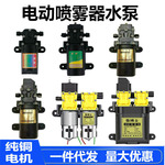 电动喷雾器水泵12V电动打药喷药机纯铜电动隔膜泵洗车泵纯铜电机