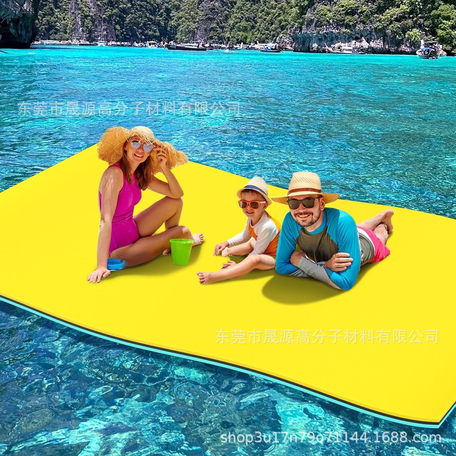 厂家直销XPE水上休闲娱乐浮毯 水上浮床漂浮垫 打孔xpe泡绵浮水毯