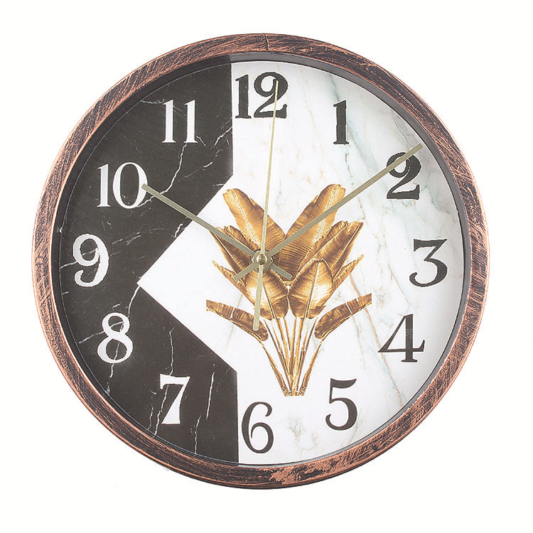 Reloj de pared silencioso simple creativo para hogar, reloj de pared para dormitorio/sala, reloj de cuarzo, venta al por mayor