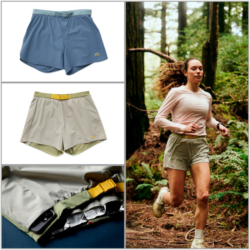 Tracksmith Little Rabbit Women's Outdoor Breathable Quick-Drying Windproof and Rainproof Running Shorts