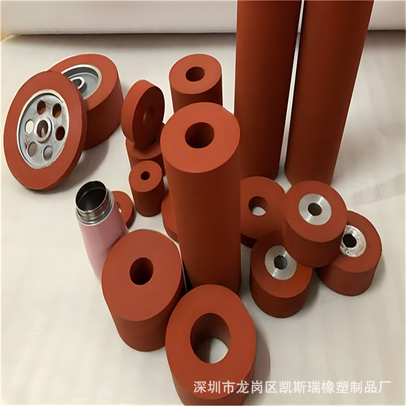 凯斯瑞厂家供应天津 烫印硅胶轮 耐高温350度 进口材质