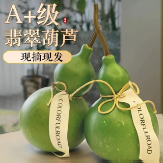 云南青皮绿葫芦摆件天然佛手柑福禄双全天然香薰闻香观赏清供招财