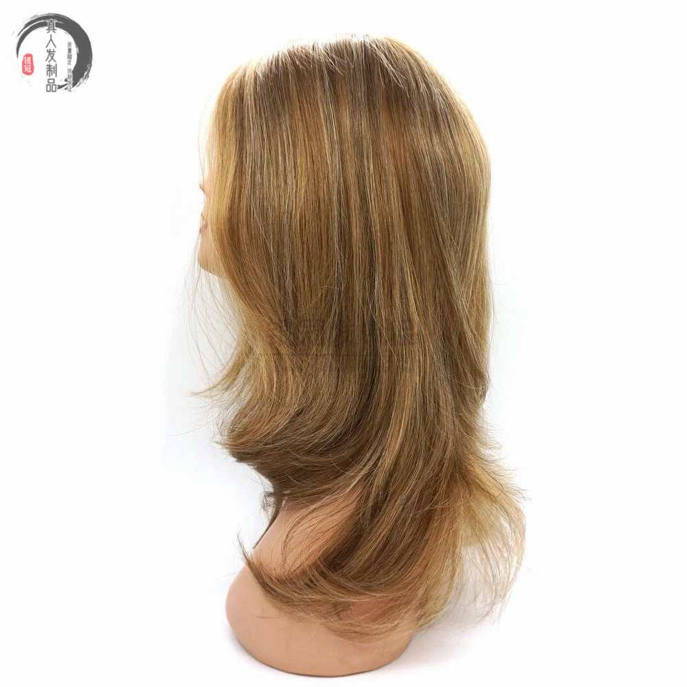 товар из китая 真人发 犹太假发 保麟发 kosher wig 工厂质量价格 d针白人发