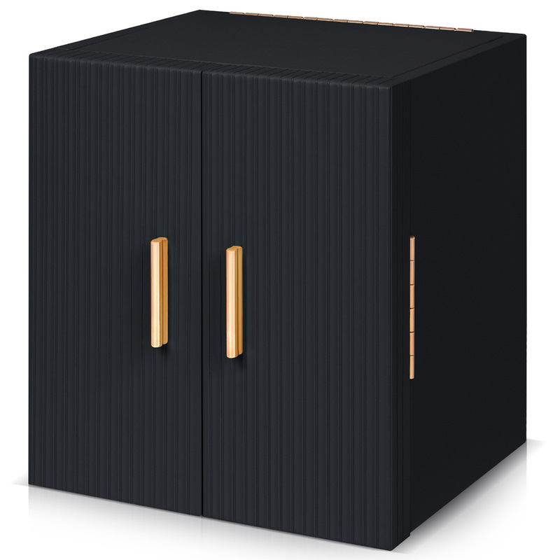 Large Jewelry Box for Women with 3 Drawers Jewelry Necklace Sunglasses Storage Box with Mirror Creative Jewelry Box